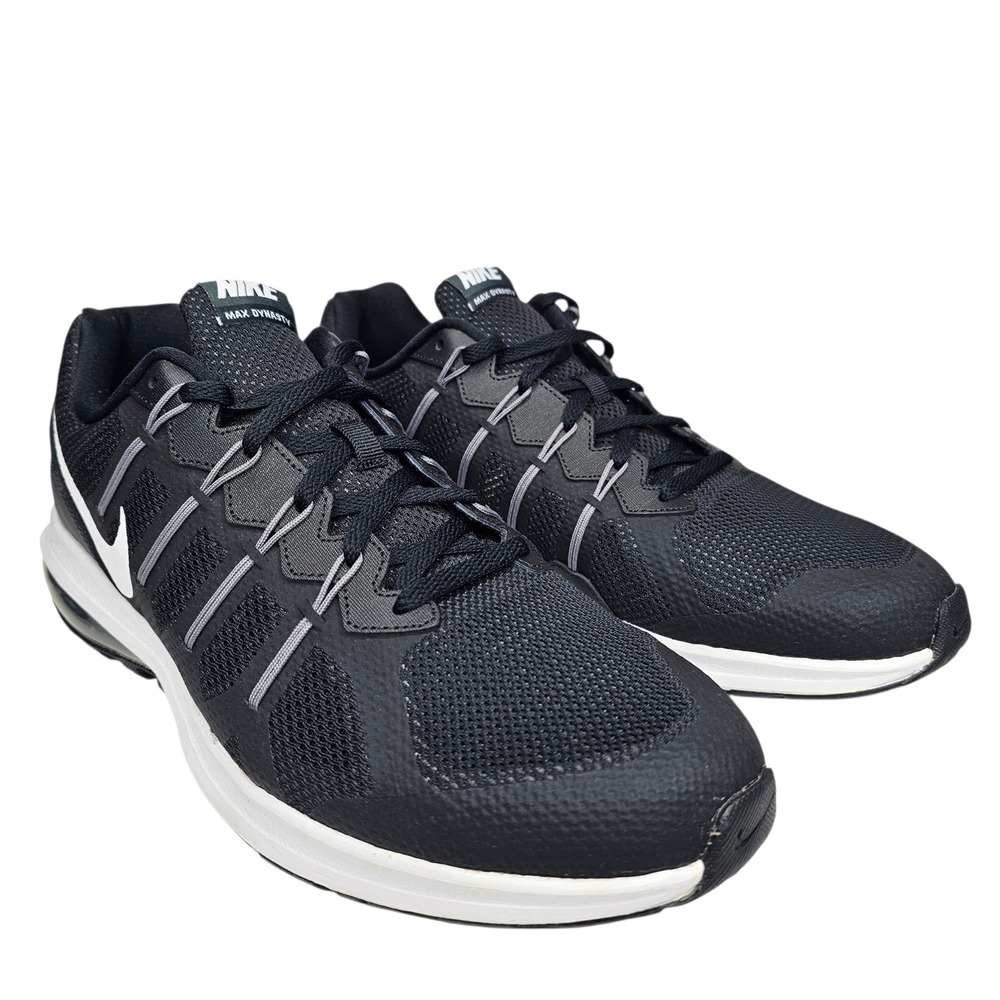 Nike Air Max Dynasty Men 13 Black Running Shoes Low Top Sneaker 819150-001